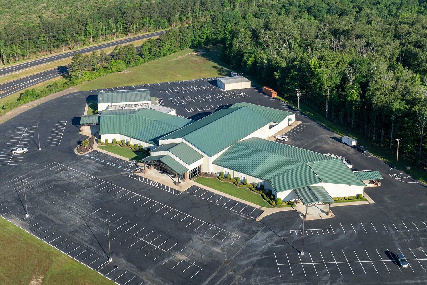 White Hall location aerial view