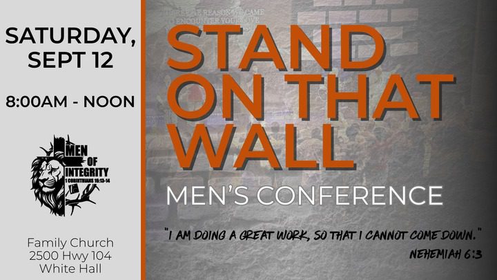 stand on that wall mens conference